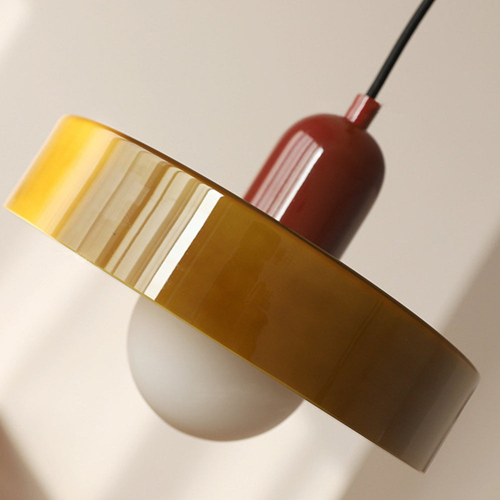 Adjustable suspension glass chandelier