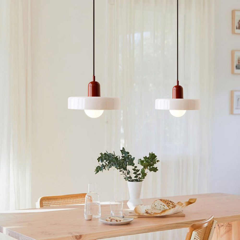 Adjustable suspension glass chandelier