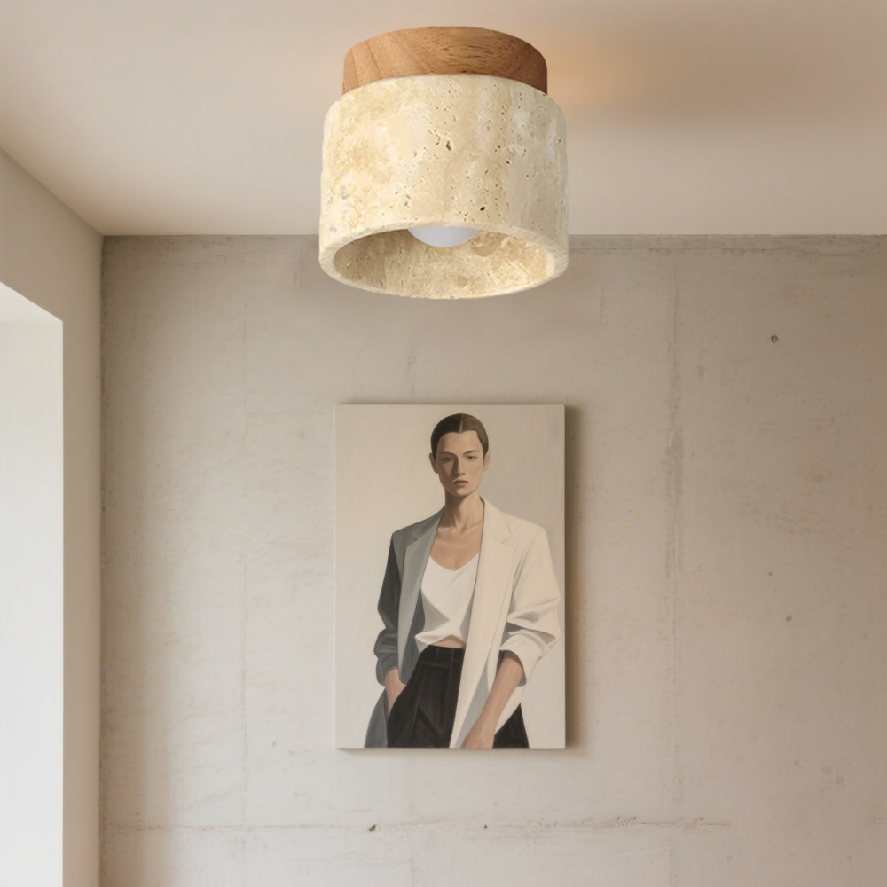 Modern ceiling light in cream style - Creative design for living room and bedroom