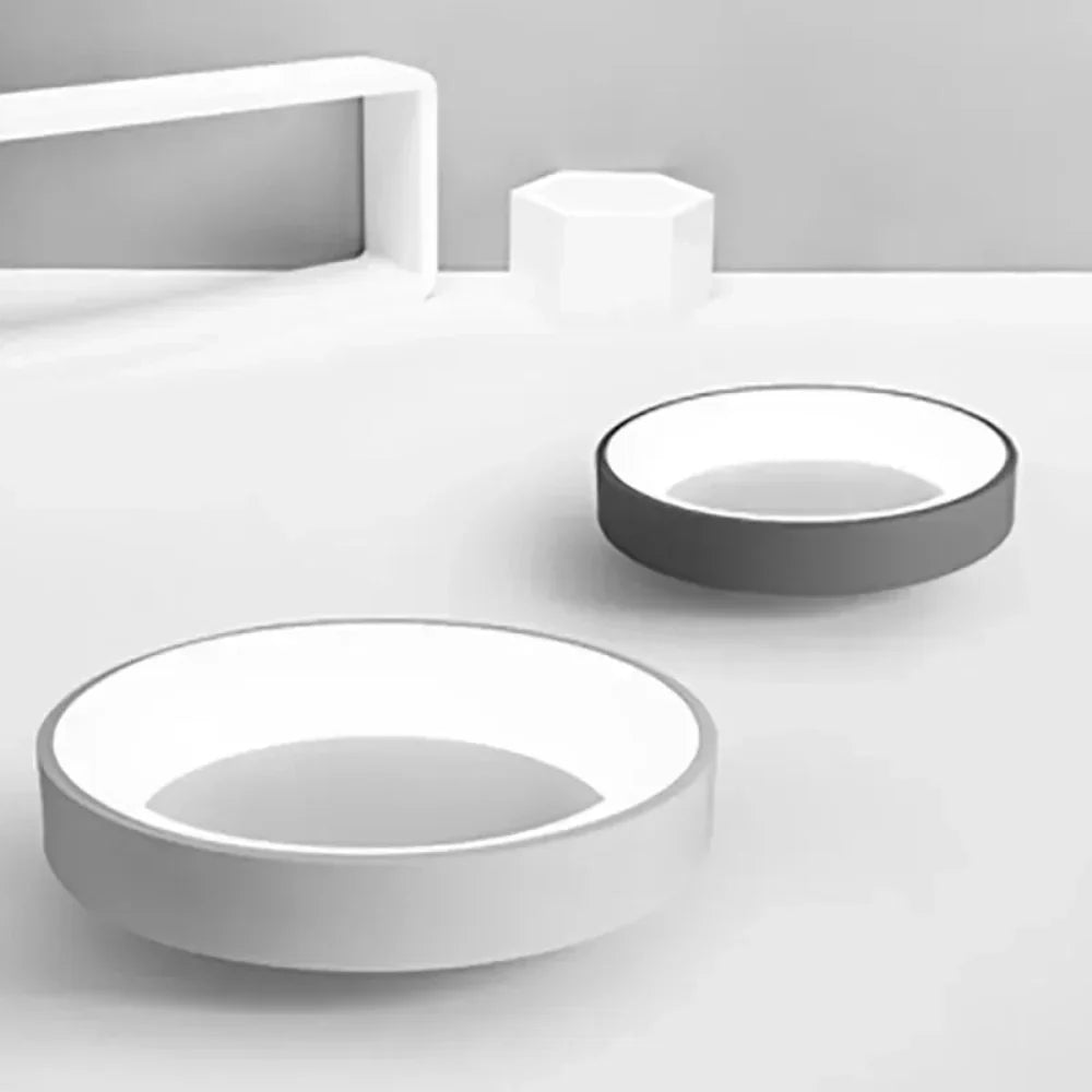Nordic round LED ceiling light with remote control - Modern, minimalist design
