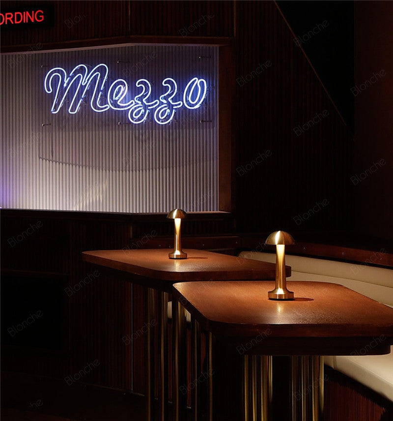 Mushroom Restaurant LED Cordless Table Lamp