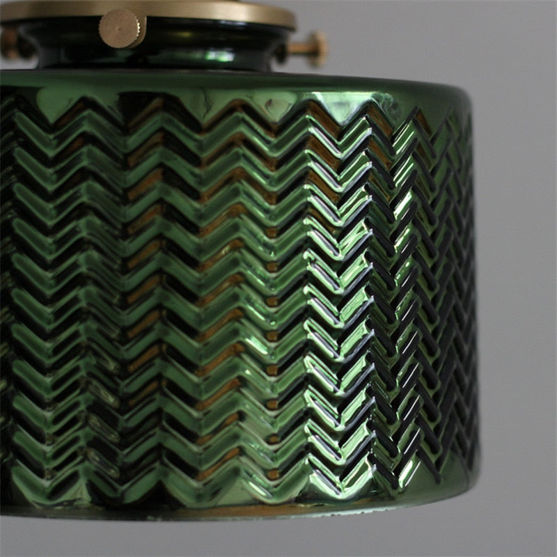 Nordic Green Glass Wall Sconce